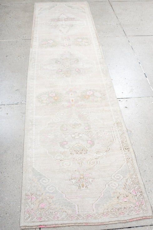 Antique Anatol Runner Rug (2' x 9')